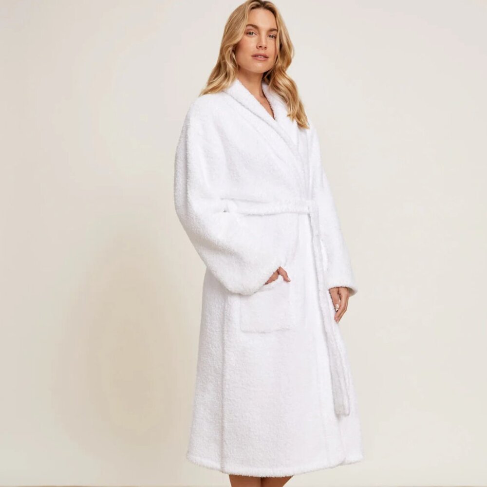 Barefoot Dreams - Bamboo Chic Robe - Ivory - Size 2 - BFDBC